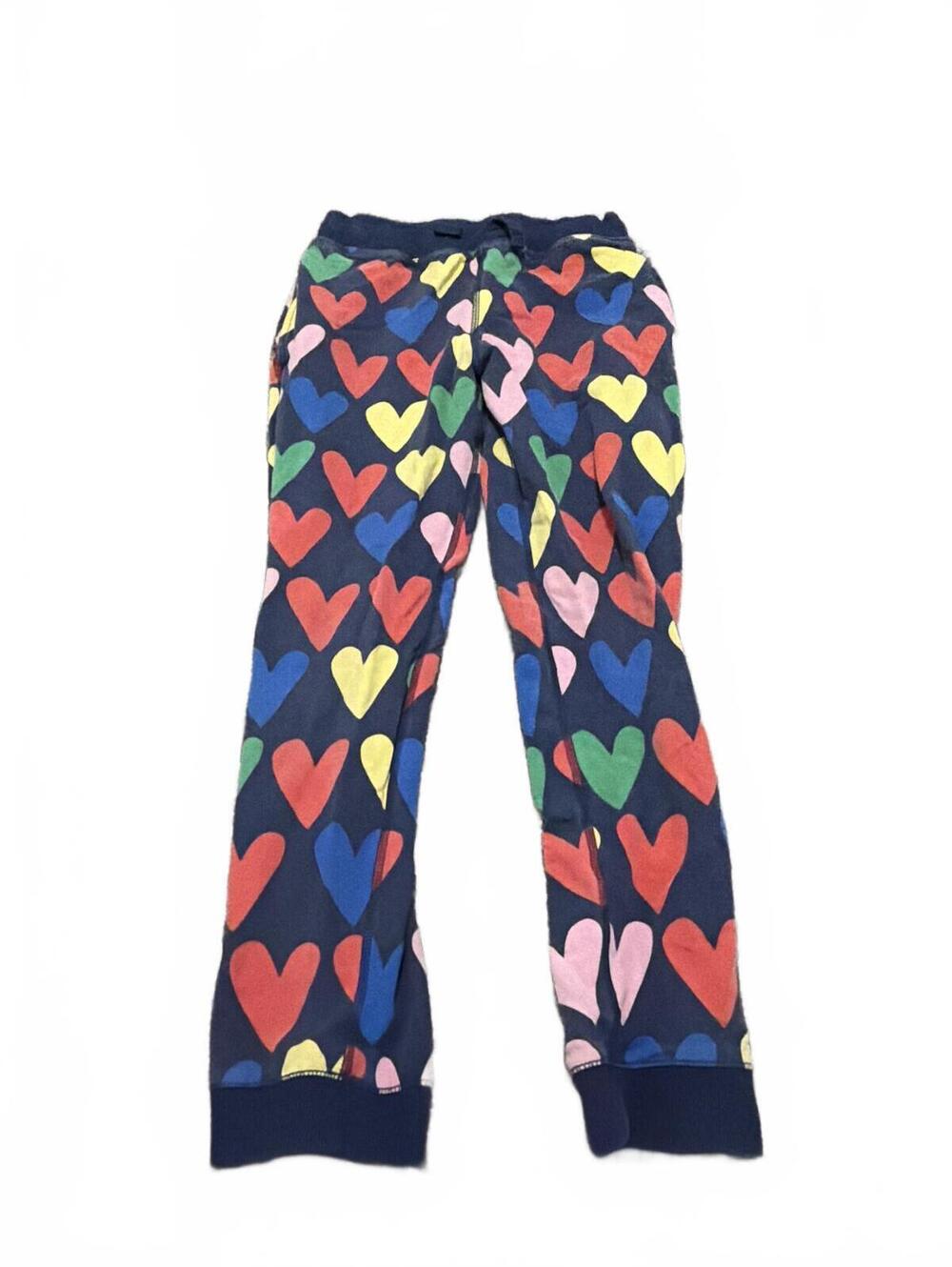 Hanna Andersson Girls Kids Heart Print Pants 150 cm Size 12